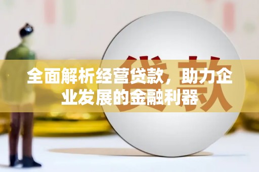 绿园全面解析经营贷款，助力企业发展的金融利器