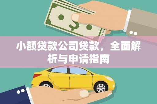 绿园小额贷款公司贷款，全面解析与申请指南