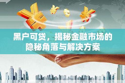 绿园黑户可贷，揭秘金融市场的隐秘角落与解决方案