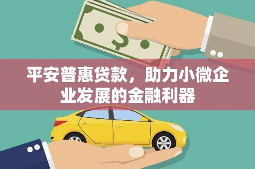 绿园平安普惠贷款，助力小微企业发展的金融利器