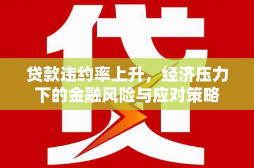 绿园贷款违约率上升，经济压力下的金融风险与应对策略