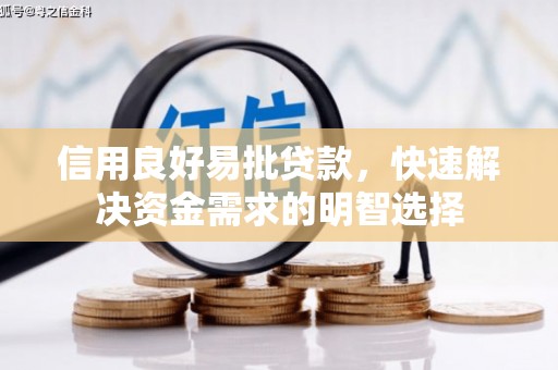 绿园信用良好易批贷款，快速解决资金需求的明智选择