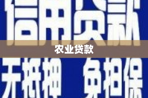 绿园农业贷款