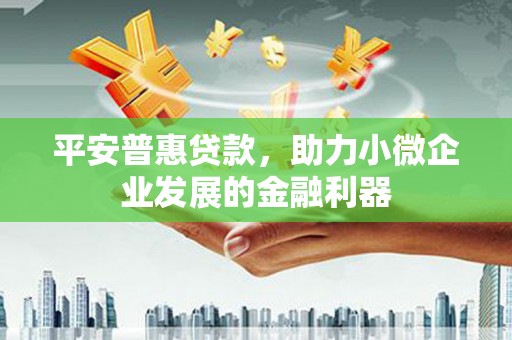 绿园平安普惠贷款，助力小微企业发展的金融利器