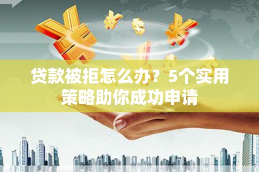 绿园贷款被拒怎么办？5个实用策略助你成功申请