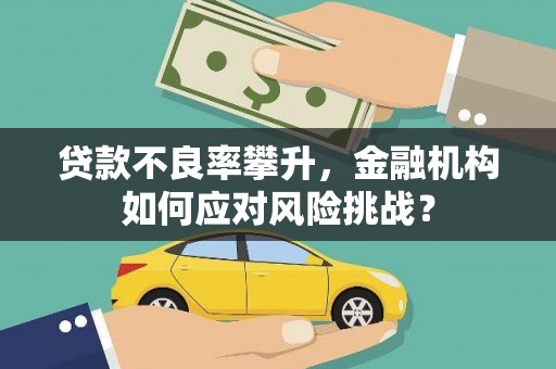 绿园贷款不良率攀升，金融机构如何应对风险挑战？