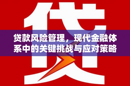 绿园贷款风险管理，现代金融体系中的关键挑战与应对策略