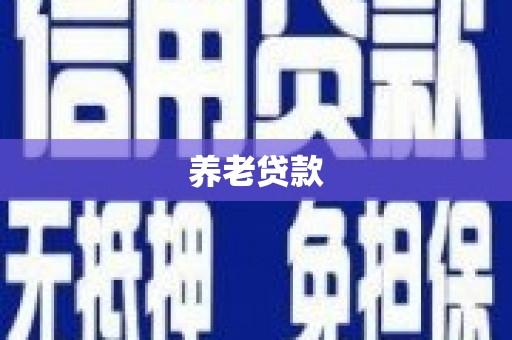 绿园养老贷款